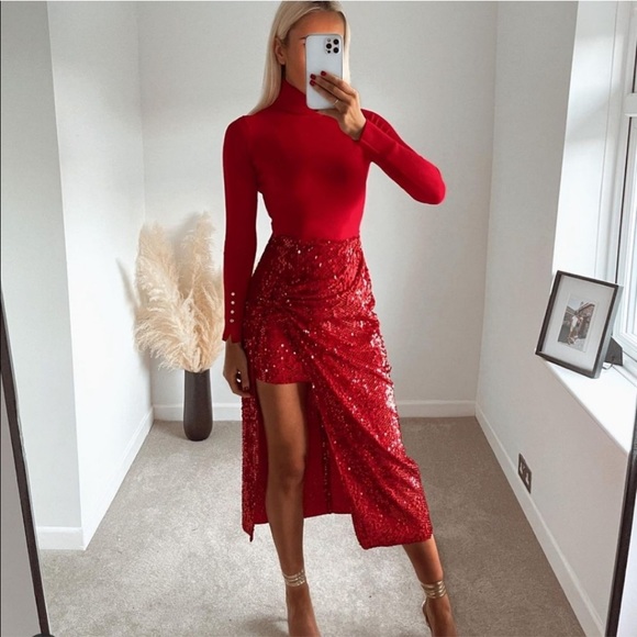 ZARA sequin skirt - Picture 1 of 4